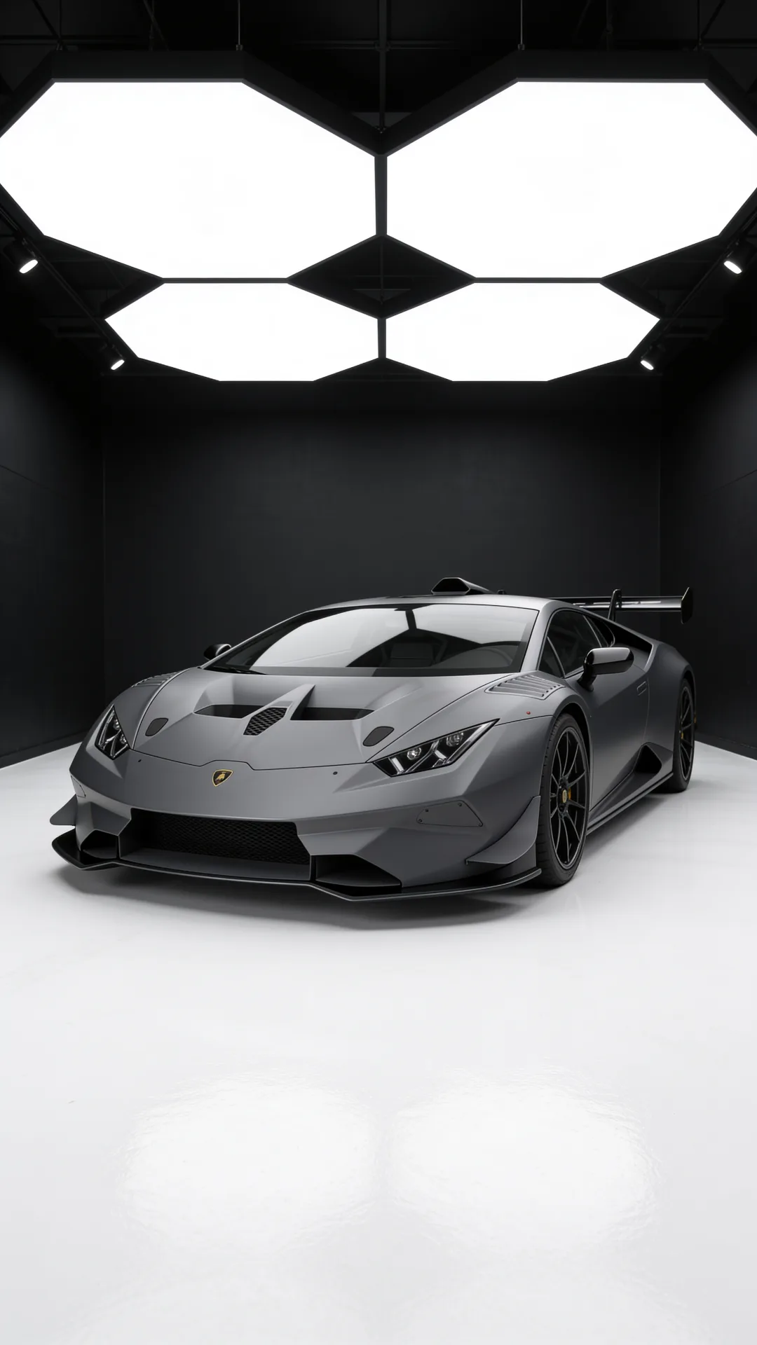 Finished Lamborghini Huracán Super Trofeo — front view