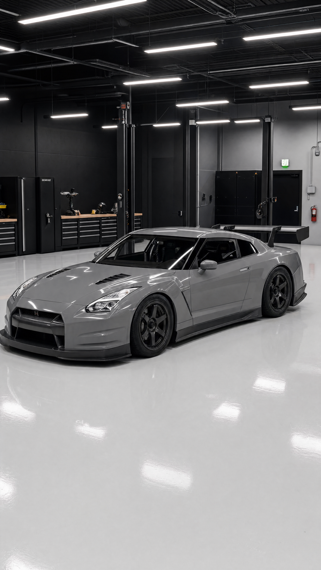 Finished Nissan GT-R GT500 conversion — side profile