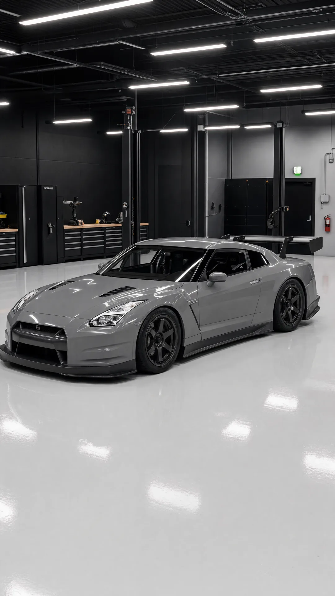 Finished Nissan GT-R GT500 conversion — side profile